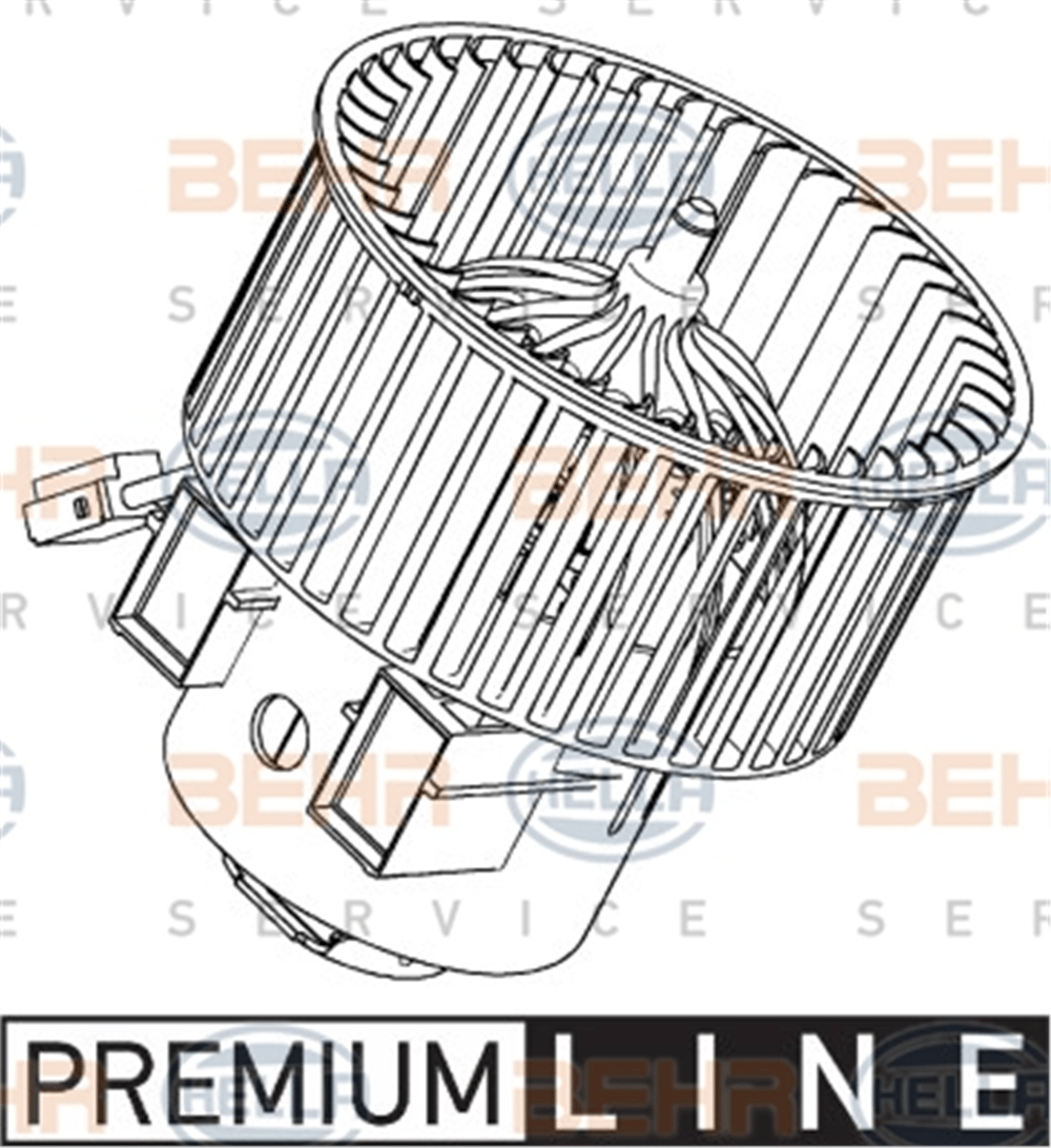 BEHR 000P - Kalorifer Motoru - Bmw Land Rover Freelander 2 Evoque