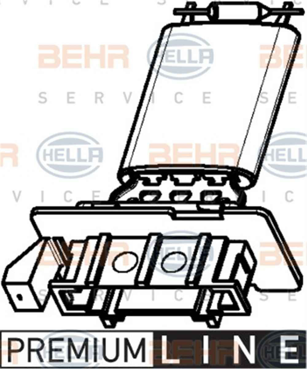 BEHR 000P - Kalorifer Rezistansi - Vw Golf5-golf6-jetta-passat-caddy-a3-q3-leon