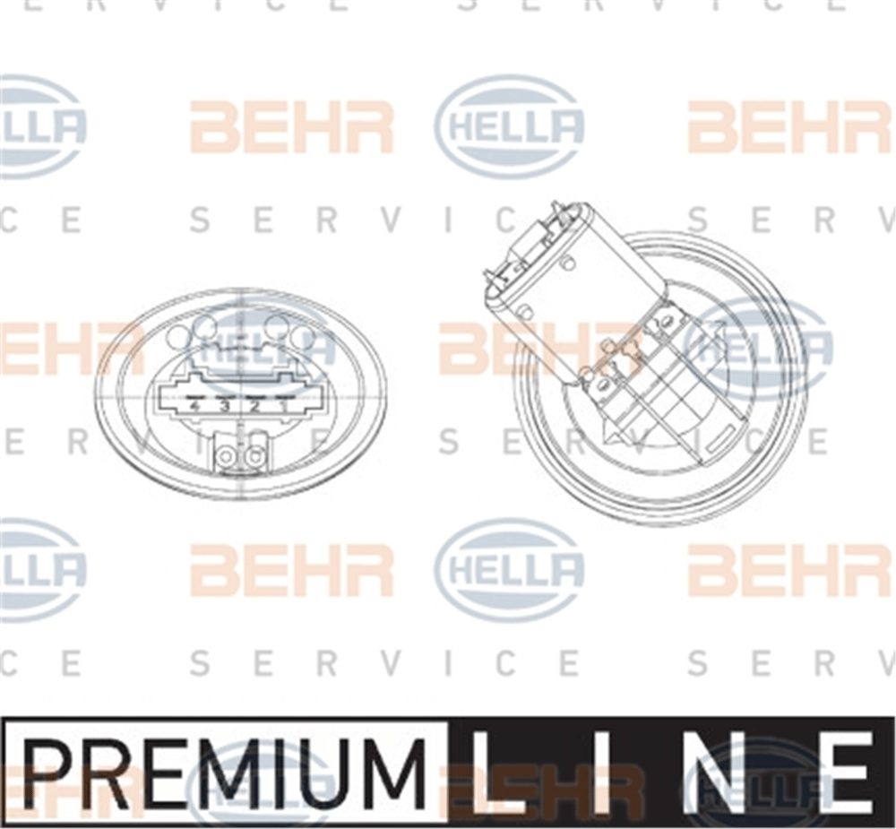 BEHR 000P - Kalorifer Rezistansi - Vw Polo-cordoba-ibiza-fabia