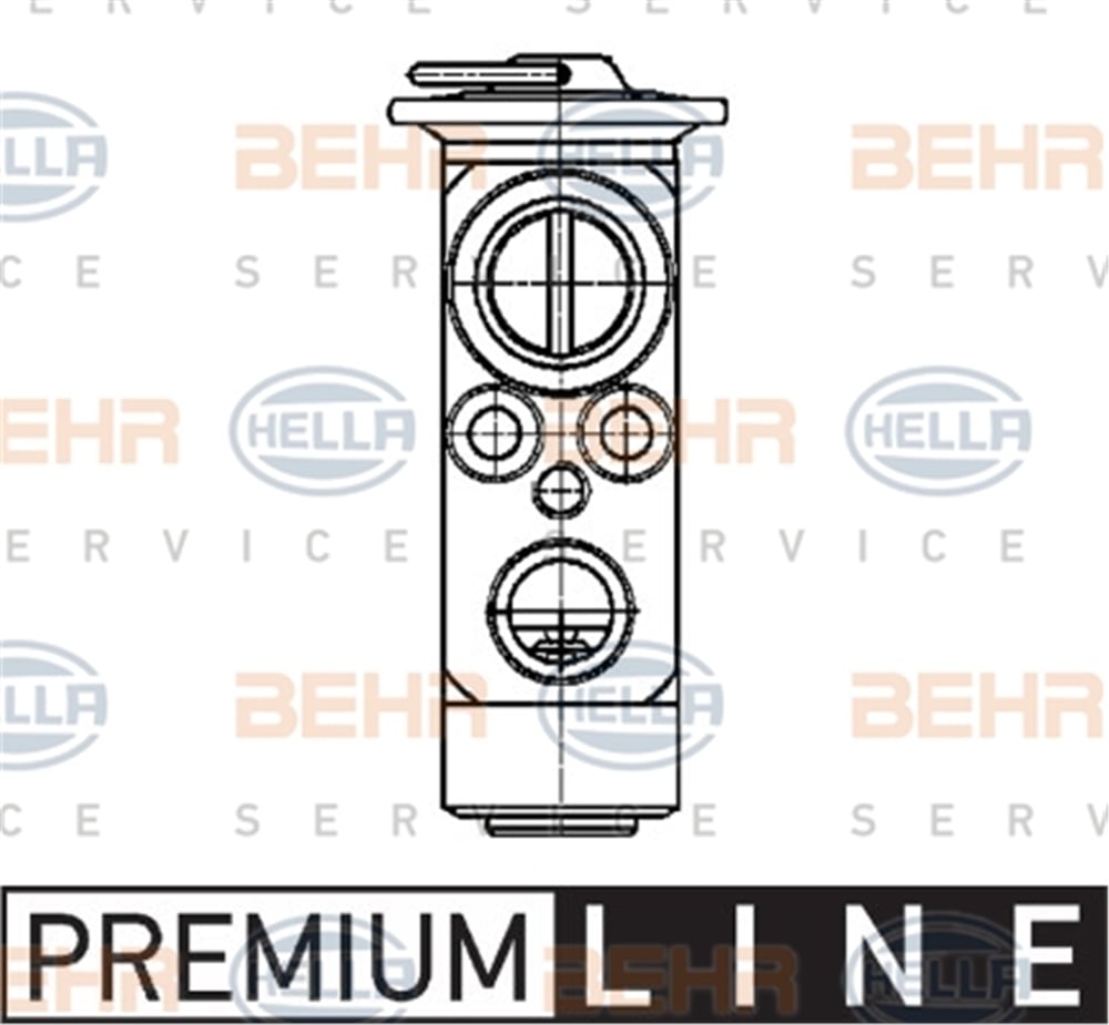 BEHR 000P - Klima Valfi - Mercedes W203-209-211-204-221-207-212