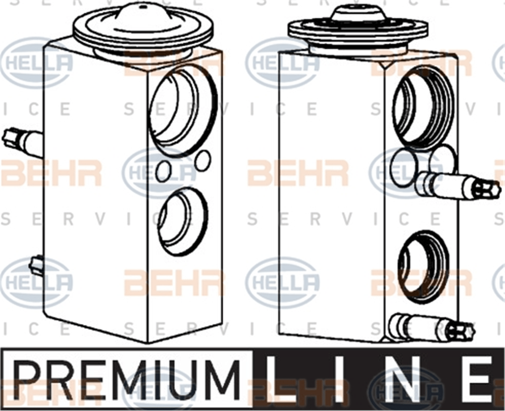 BEHR 000P - Klima Valfi - Mercedes W204-207-212-218