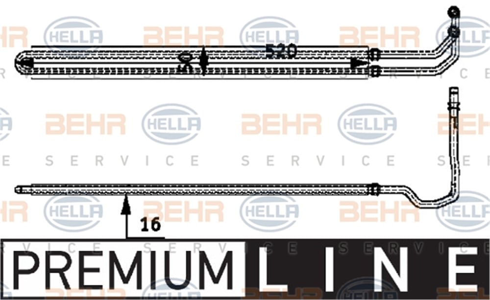 BEHR 000P - Yag Radyatörü - Bmw E60-61-63-64