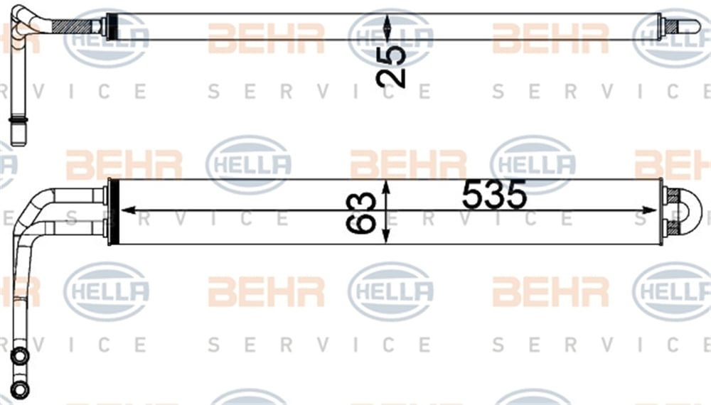 BEHR 000P - Yag Sogutucusu - Bmw F10-06-12-13