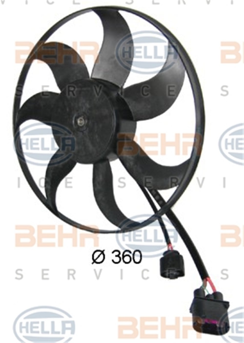 BEHR 000S - Fan Motoru - Vw Golf5-golf6-jetta-passat-caddy-a3-leon