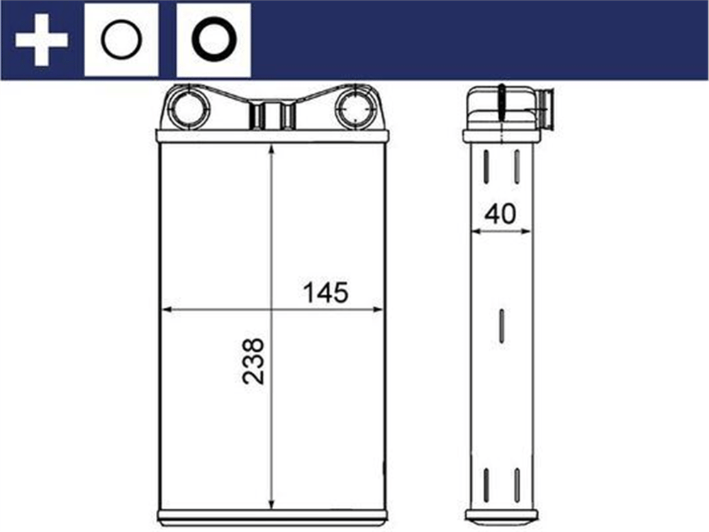 BEHR 000S - Kalorifer Radyatörü - Vw A4
