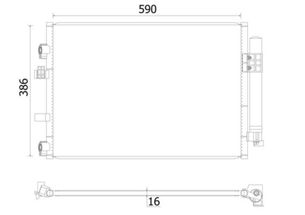BEHR 000S - Klima Radyatoru - Ford Focus/c-max