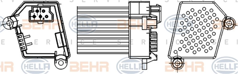 BEHR 000S - Klima Salteri - Bmw E46-39-x3-36