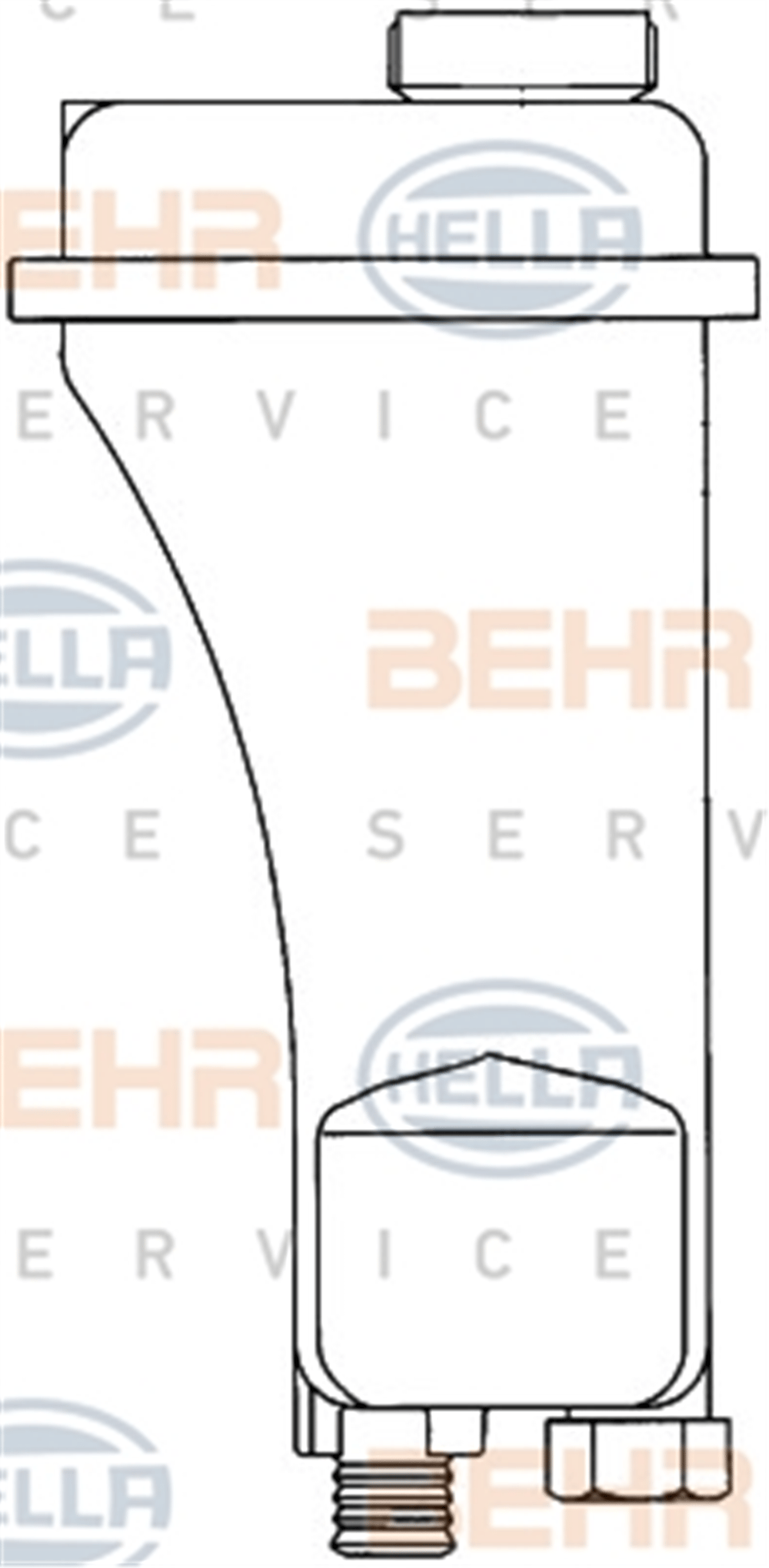 BEHR 000S - Radyatör Yedek Su Deposu - Bmw E36-39-38