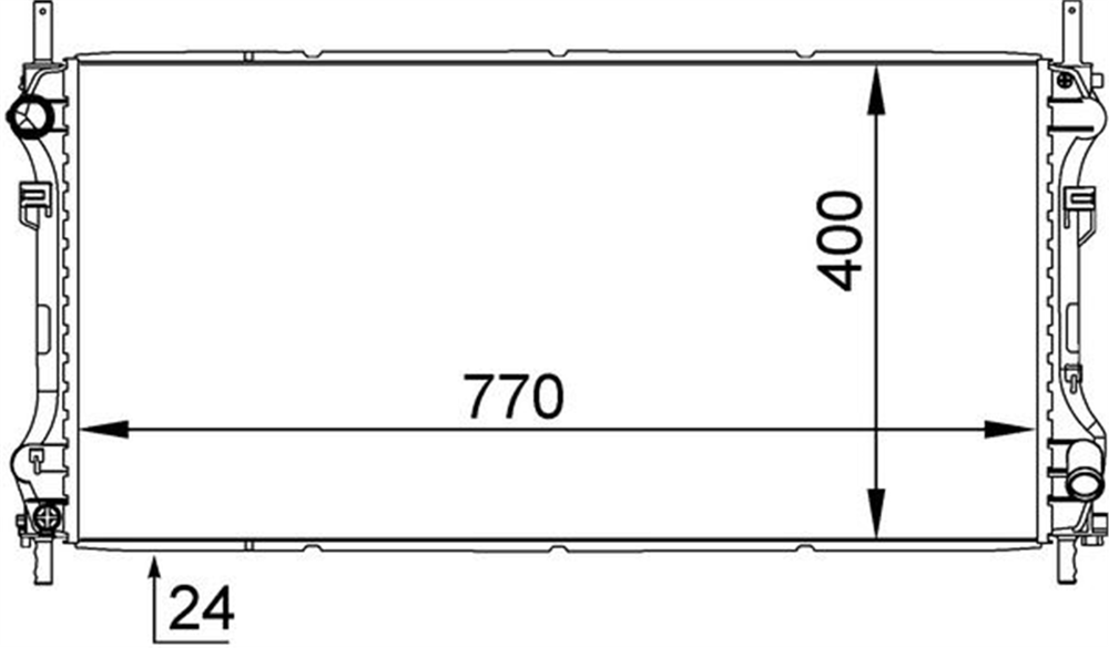BEHR 000S - Su Radyatörü - Ford Transit V-184