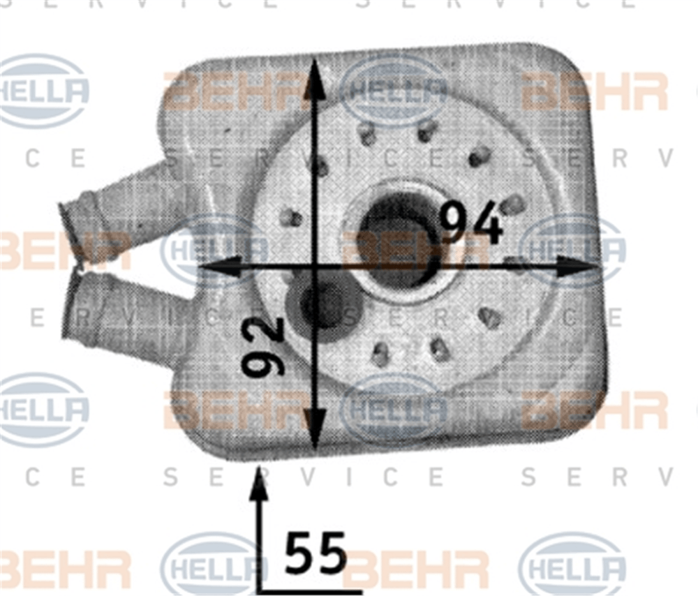 BEHR 000S - Yag Sogutucusu - Vw T4-lt-golf-a3-a4-crafter
