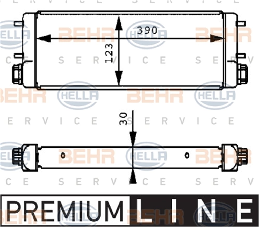 BEHR 001P - Yag Sogutucusu - Mercedes W140