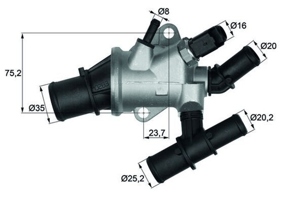BEHR-T TI16288 - Termostat - Fiat Bravo-marea-alfa 156