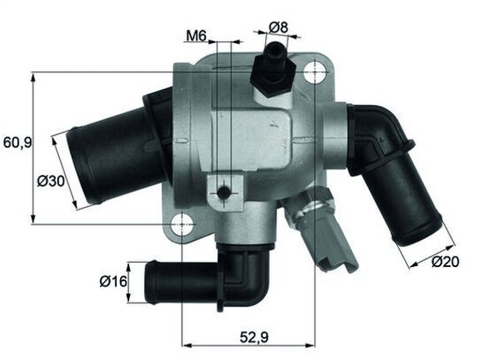 BEHR-T TI17388 - Termostat - Opel Corsa D Astra H