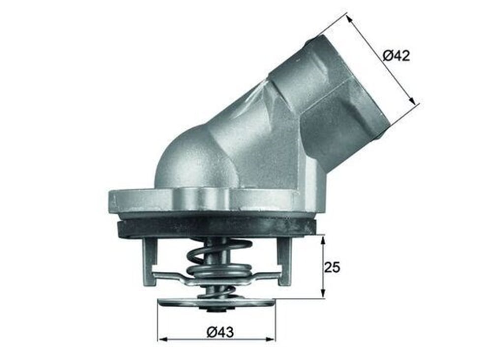 BEHR-T TI4587D - Termostat - Mercedes 210-211-220-163
