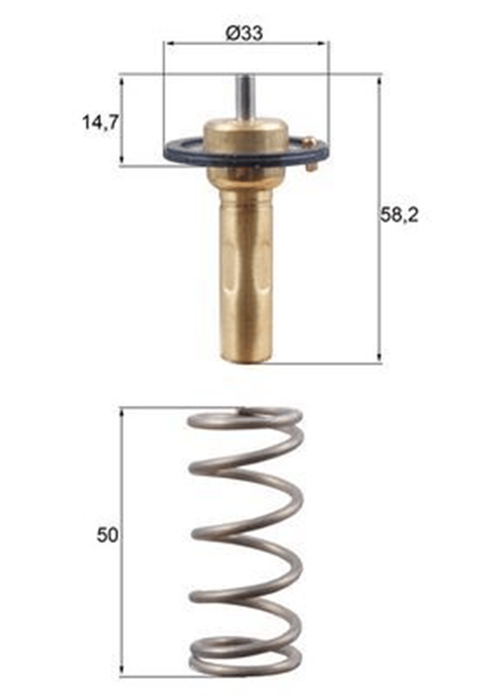BEHR-T TX26589D - Termostat - Ford Focus
