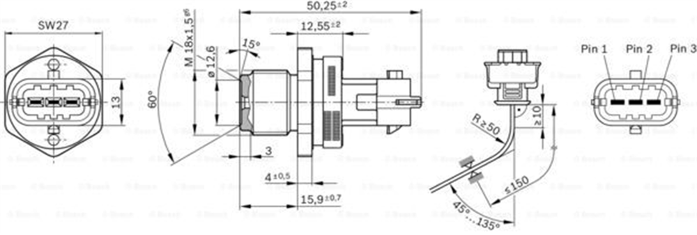 BOSCH 0281002937 - Sensör - Renault Ducatoalbea / Doblo / Punto