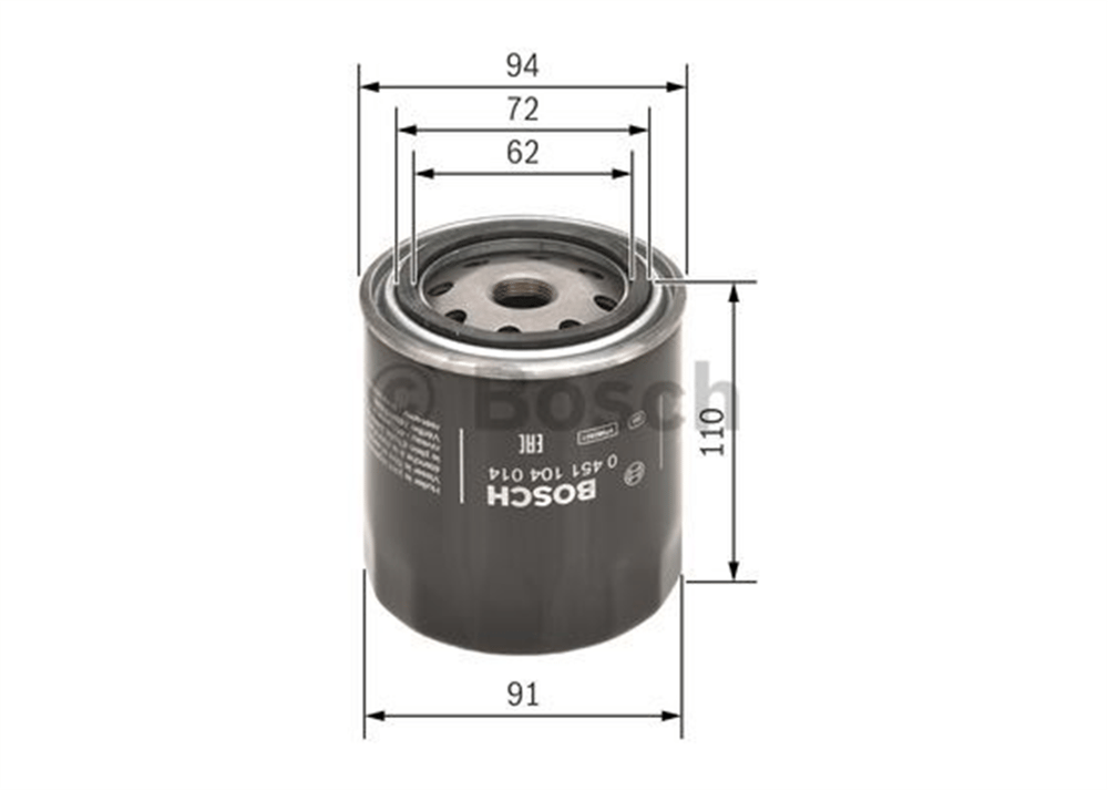 BOSCH 0451104014 - Yag Filtresi - Bmw Land Rover Range Rover Discovery I-ii