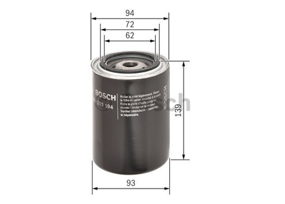BOSCH 0451203194 - Yag Filtresi - Bmw Range Rover
