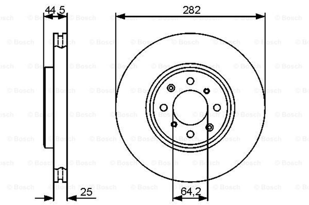 BOSCH 0986479476 - Fren Diski - Japon 