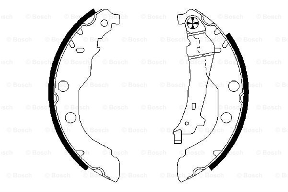 BOSCH 0986487549 - Fren Balatasi Arka - Psa 406