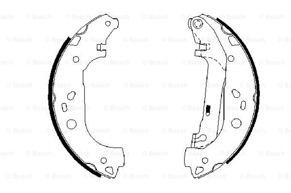 BOSCH 0986487667 - Fren Balatasi Arka - Ford Connect