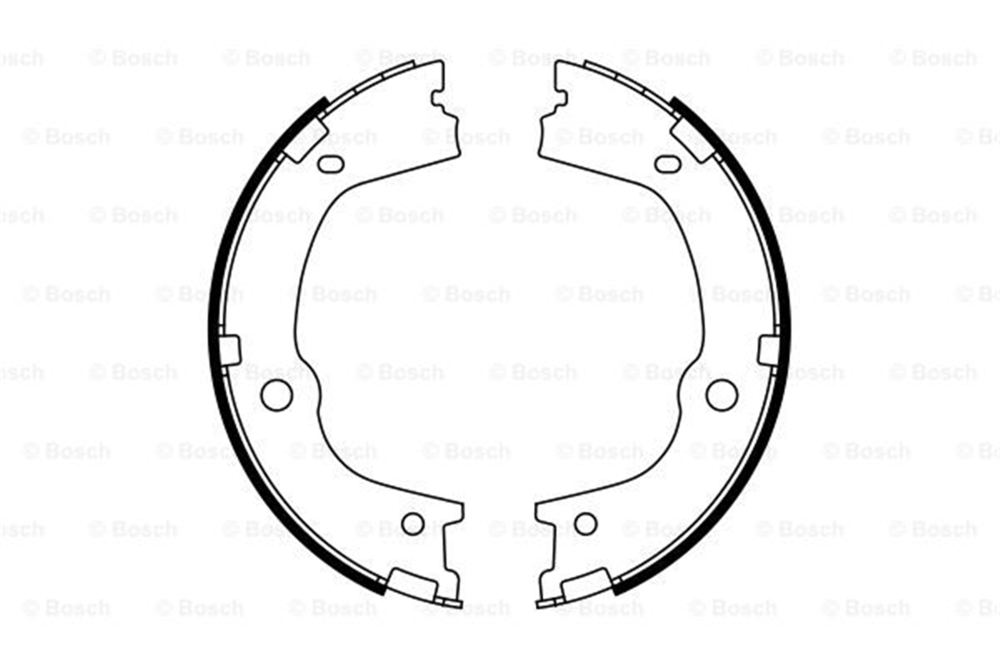 BOSCH 0986487776 - Fren Balatasi Arka - Kore Santafe/trajet/sorento
