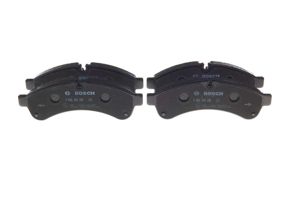 BOSCH 0986494335 - Fren Balatasi Arka - Fiat Iveco: Daly Iv- Otokar Magirus Ym