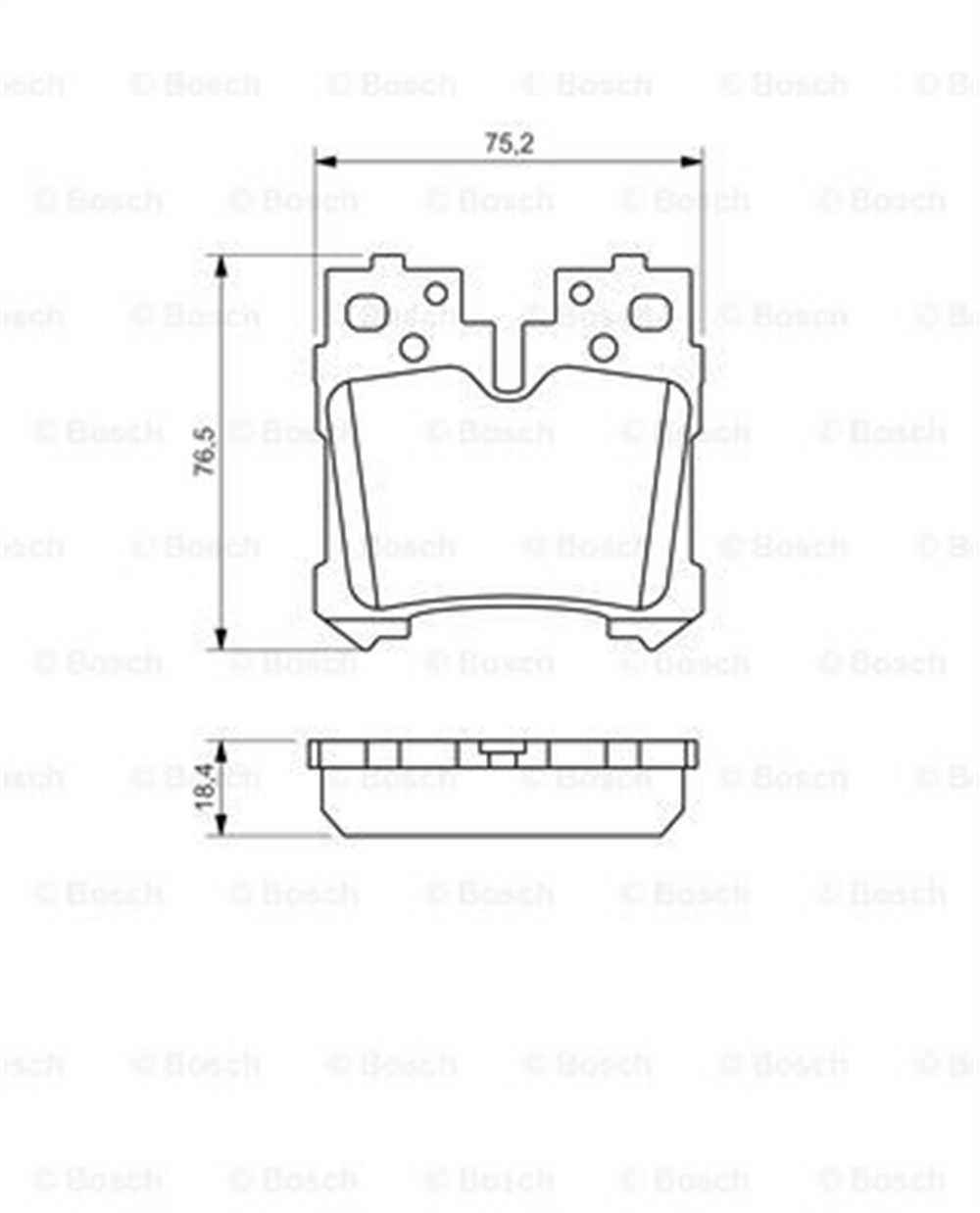 BOSCH 0986494424 - Fren Balatasi Arka - Japon Ls (f4)