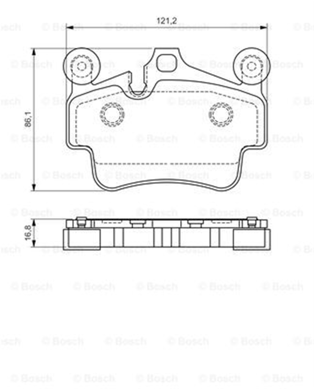 BOSCH 0986494567 - Fren Balatasi Ön/arka - Vw 911 Carrera-cayman