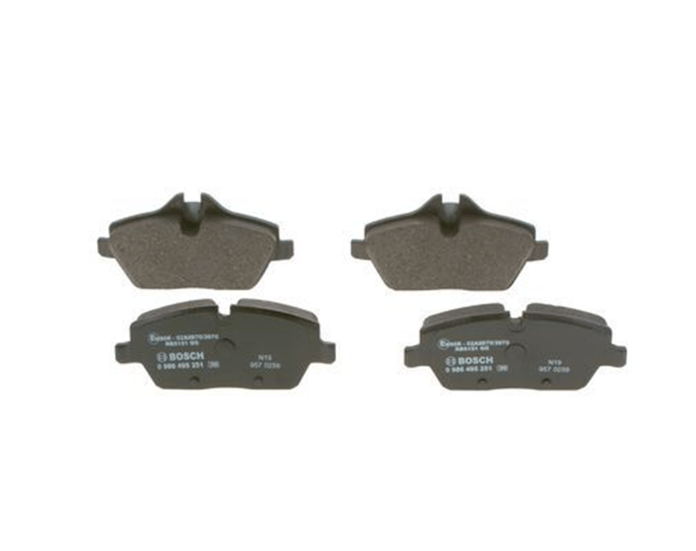 BOSCH 0986495251 - Fren Balatasi Ön - Bmw E81-e82-e87-e88-2f45-214d-216i-mini R55-r56-r57-r58-r59-f54-f55-f56-f57