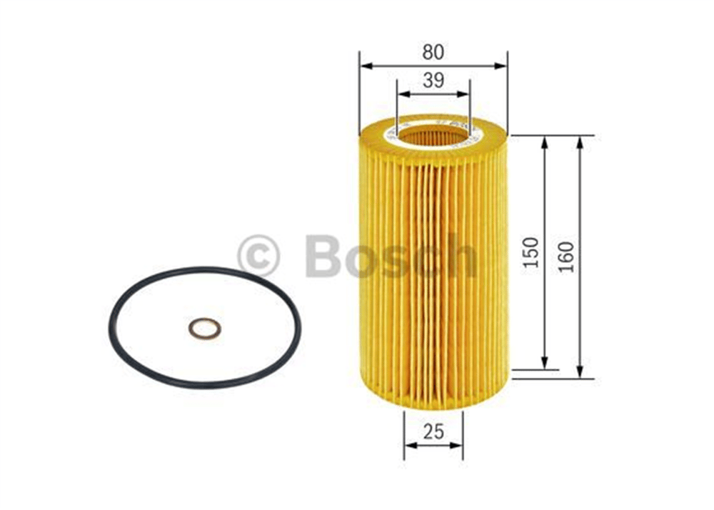 BOSCH 1457429141 - Yag Filtresi - Bmw E32-e34-e38-e39-x5 E53