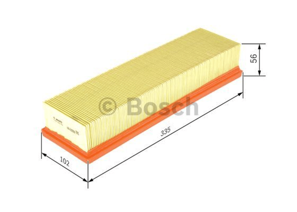 BOSCH 1457433159 - Hava Filtresi - Psa C2/c3/207