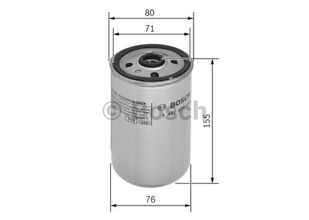 BOSCH 1457434447 - Yakit Filtresi - Av 