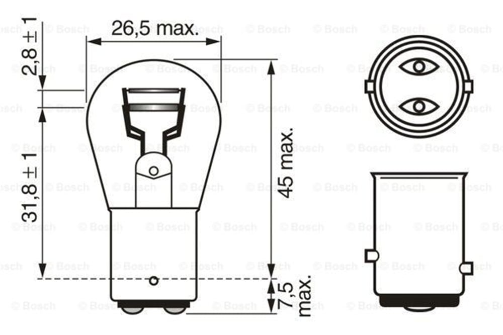 BOSCH 1987301016 - Ampül - Uni Bm