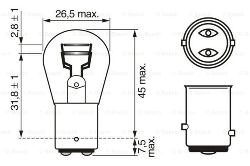 BOSCH 1987302282 - Ampul - Bmw E81-e88-e90