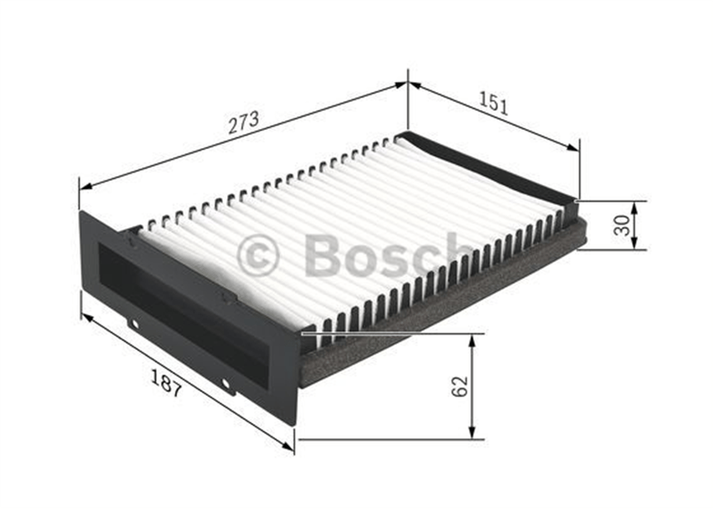 BOSCH 1987432210 - Polen Filtresi - Bmw Freelander 1