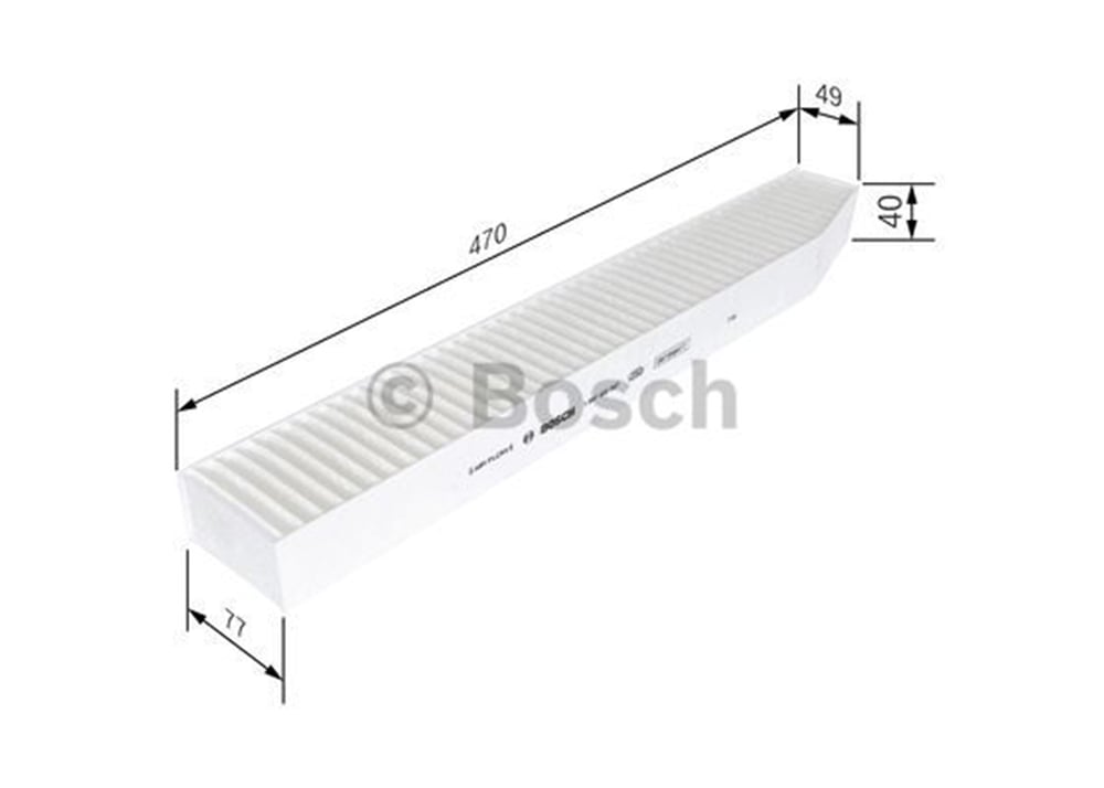 BOSCH 1987435007 - Standartkabinfiltresi - Fiat 