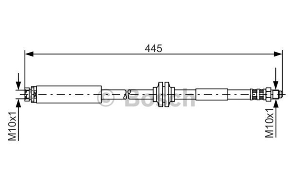 BOSCH 1987476180 - Fren Hortumu Arka - Ford Focus/c-max