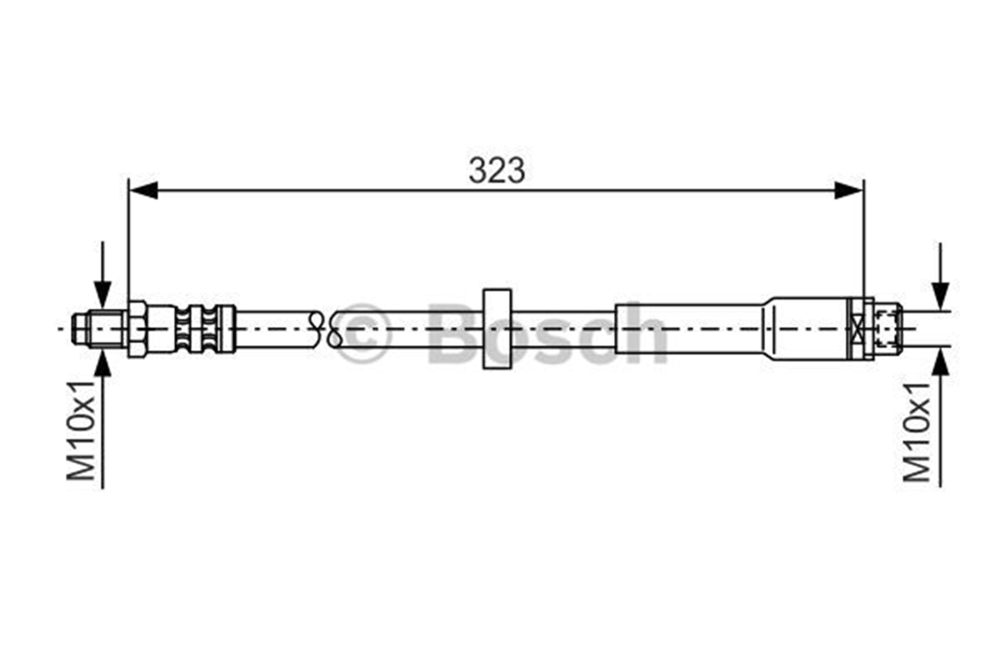 BOSCH 1987476293 - Fren Hortumu Arka - Vw A6