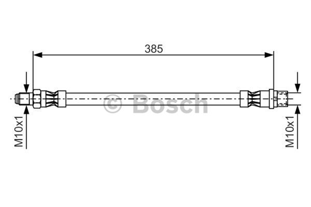 BOSCH 1987476439 - Fren Hortumu Ön - Mercedes 204-210-203