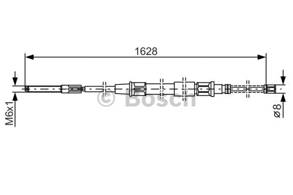 BOSCH 1987477169 - El Fren Teli Arka - Vw Passat