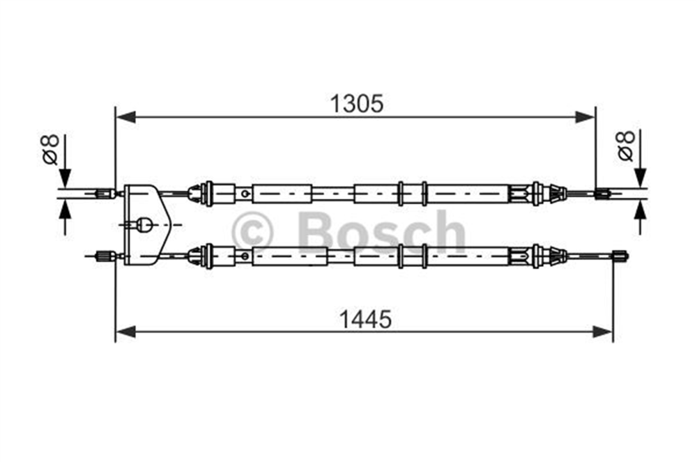 BOSCH 1987477732 - El Fren Teli - Ford Fiesta/fusion