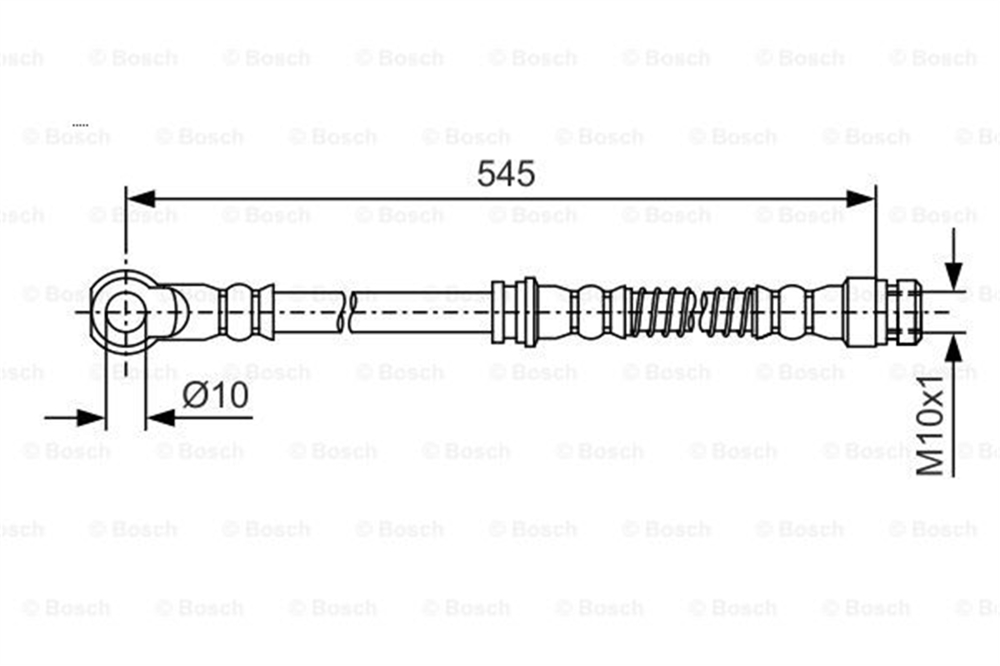 BOSCH 1987481724 - Fren Hortumu Ön - Japon Lancer (cs)