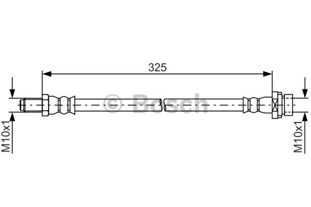 BOSCH 1987481807 - Fren Hortumu Arka - Ford Transit V-347