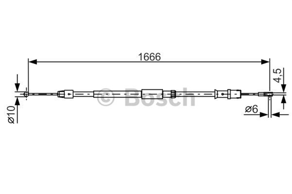 BOSCH 1987482032 - El Fren Teli Arka - Vw Crafter-sprinter
