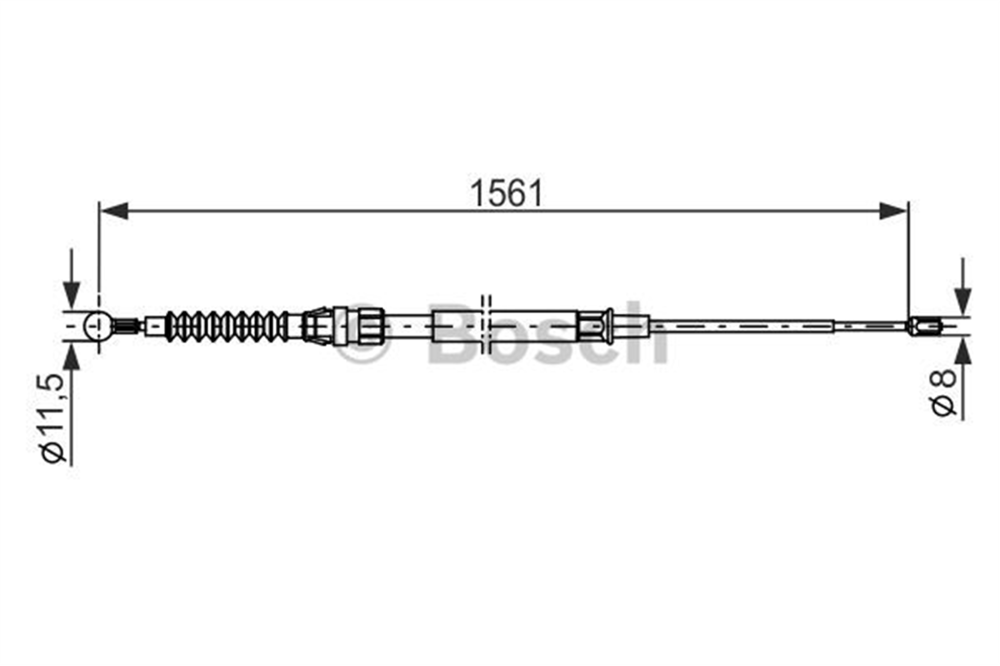 BOSCH 1987482264 - El Fren Teli - Vw Touran