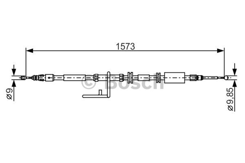 BOSCH 1987482313 - Frenteli1573mm - Bmw 