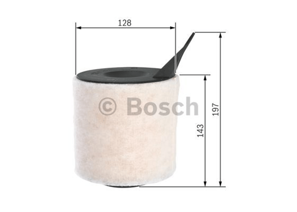 BOSCH F026400095 - Hava Filtresi - Bmw E81-e82-e87-e88-e90-e91-e92