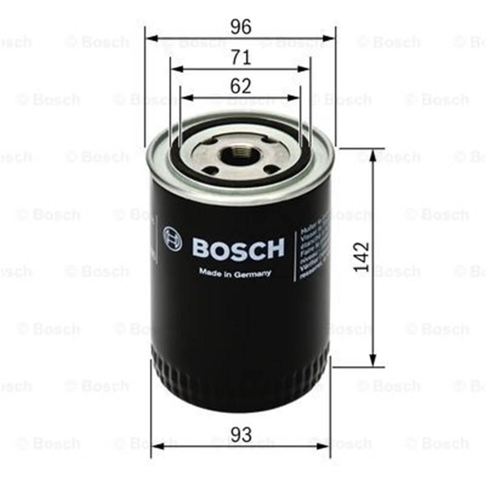 BOSCH F026407053 - Yag Filtresi - Fiat Ducato -boxer -jumper -daily