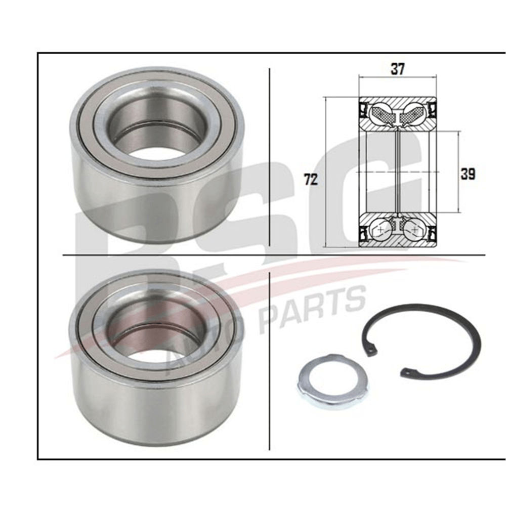 BSG 15-605-004 - Teker Rulmani Arka - Bmw E36